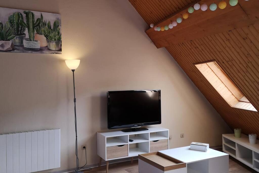 Duplex Au Centre Ville, Dans Cour Interieure Calme Dole Exteriör bild